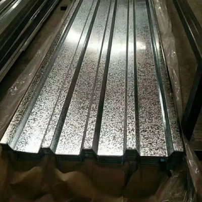 레귤라 스팽클과 Astm A653 아연 도금화 금속 지붕 쉬트 600 밀리미터 폭